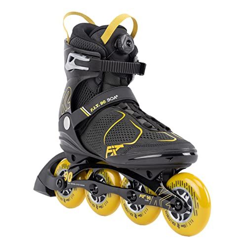 K2 Skate F.I.T. 90 BOA inlineskates Grey Mustard 30G0815 EU: 38 (UK: 5/US: 6)