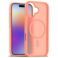 SZSMART IK17 Matte TPU-hoes, magnetisch en valbestendig voor iPhone 17 - Oranje