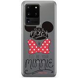 ERT GROUP Telefoonhoes voor Samsung S20 Ultra Original en officieel gelicentieerd Disney-patroon Mickey & Minnie 004 optimaal aangepast aan de vorm van de mobiele telefoon, gedeeltelijk transparant