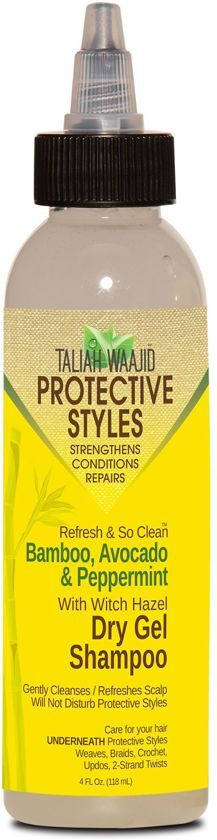 Taliah Waajid - Protective Styles - Refresh And So Clean - Bamboo, Avocado And Peppermint- Dry Gel Shampoo -118ml