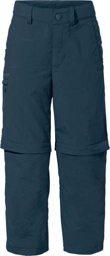 Vaude Detective Antimos Zipp-Off Broek - Kids - dark sea uni - Maat 128