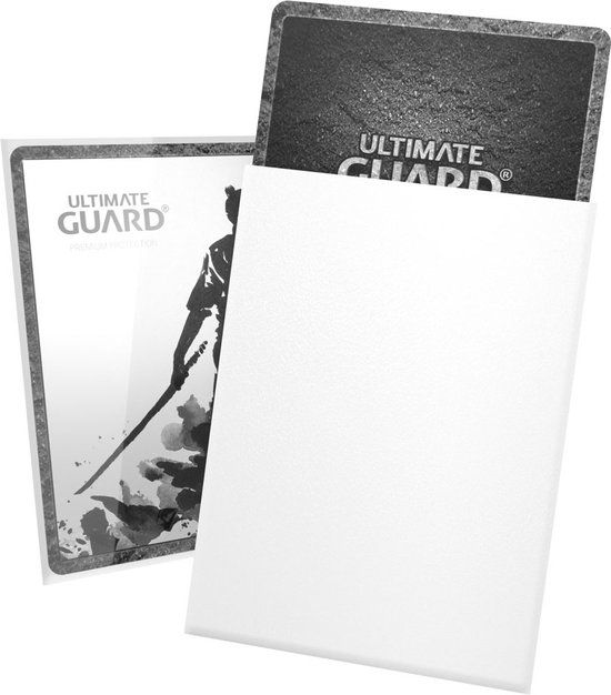 Ultimate Guard Katana Sleeves Standard Size White - 100 Sleeves