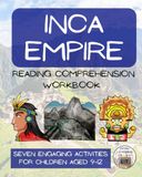 Inca Empire Reading Comprehension Workbook: Informational Texts & Activities