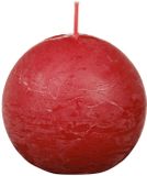 Bolsius - Rustiek bolkaars - Ø76mm - Delicate Red