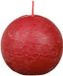 Bolsius - Rustiek bolkaars - Ø76mm - Delicate Red