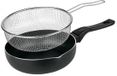Merkloos Frituurpan met Anti-aanbaklaag - Zwart - 24 cm