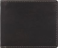 Esquire Dallas Portemonnee Leer 10 cm - Mannen - Horizontaal - Zwart