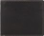 Esquire Dallas Portemonnee Leer 10 cm - Mannen - Horizontaal - Zwart