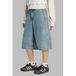 adidas Originals loose fit jort - lichtblauw