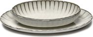 Serax Inku - Serveer kom - Ovaal - Wit - 19 cm - Set van 2