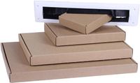 Merkloos / Sans marque Papstar A6 Standaard Brievenbusdozen - Bruin - 50 Dozen