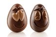Silikomart - Lachende Eieren - KIT 2 THERMOFORMED Mallen voor Chocolade 82X77 H 107 MM