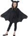 Smiffy's Verkleedpak/cape Vleermuis - Zwart - Kinderen - M/L