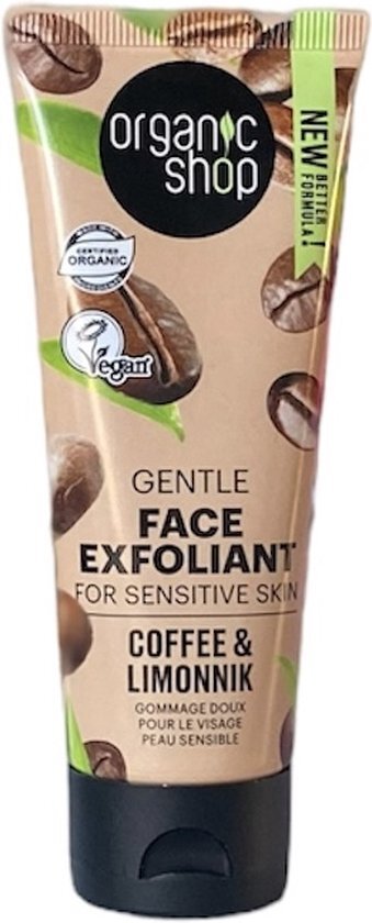 Natura Siberica Organic Shop - Organic Coffee & Lime Face Gommage Gentle Peeling Up To Face 75Ml