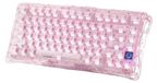 GravaStar Mercury K1 Lite clavier de jeu mécanique, cristal, rose | Clavier de jeu 75% sans fil à tri-mode (2,4G/BT/USB-C), hot swap, sans fil, paquet, éclairage RVB