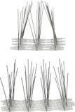 Benson Antiklimstrips vogelpinnen - 30x - metaal - 495 cm - inbraakbeveiliging - duivenpinnen