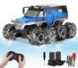 Voiture télécommandée RC - 8WD - 20 km/h - Amphibie - Bleu