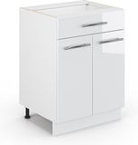 Vicco Fame-Line Keukenonderkast – 60 cm met lade, zonder werkblad Wit Hoogglans