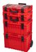 Qbrick One Set Red Gereedschapskist met Wielen en Organizers