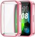 By Qubix Qubix TPU Bescherm Case Roze Geschikt voor Huawei Band 10 / 9 / 8