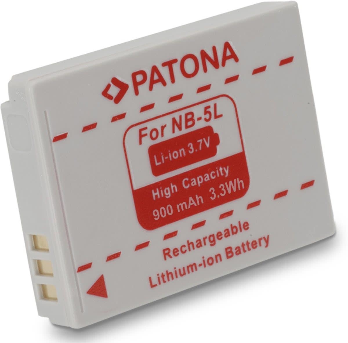 Paton, A. NB-5L (A-Merk) batterij/accu voor Canon