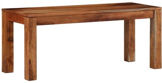 vidaXL Bankje 110 cm massief acaciahout