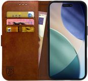 Rosso Element Wallet Book Case voor Apple iPhone Air - Bruin