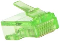 LINK Verpakking met 100 stekkers, 8-polig, Cat 5E UTP, onafgeschermd, RJ45, groen