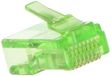 LINK Verpakking met 100 stekkers, 8-polig, Cat 5E UTP, onafgeschermd, RJ45, groen