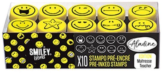 Aladine Stampo Stempel Set Smileys Teacher Editie