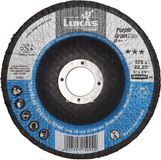 Lukas Purple Grain Easy Serie - Schuurdisc - 125mm - P36 - Aggressieve Keramische Korrel