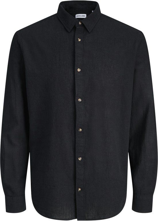 Jack &amp; jones Jack & Jones Heren Overhemd regular fit Zwart XL Volwassenen