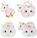 Toi Toys BV Toi-Toys Knuffel Eenhoorn in pluche eenhoorntasje