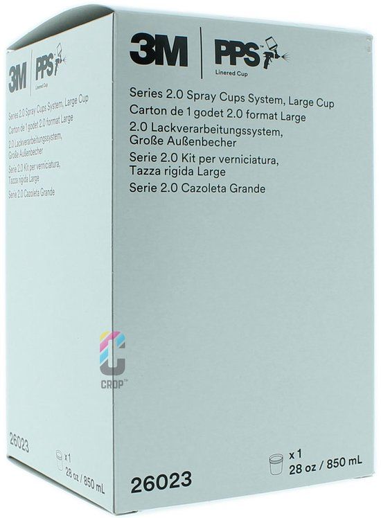 3M 26023 PPS 2.0 Buitenbeker Groot 850ml