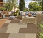 Mia's Teppiche Lara, modern outdoor tapijt, weerbestendig en uv-bestendig, voor balkon, terras en serre, plat geweven, bruin, 60 x 110 cm
