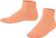 FALKE Family kort effen katoen sneakersokken enkelsokken enfants oranje - maat 39-42