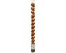 Decoris Mini kerstballen - 14x st - cognac bruin - D3 cm - kunststof