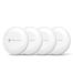 NOVOO Smart Tag, Bluetooth-label voor Apple & Google Find My, alarm 80 dB, waterdicht IPX5, verwisselbare batterij, perfect voor sleutels, koffers en tassen, 4 stuks