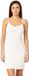 Merry Style Dames Onderjurk - Nachthemd - kort - V-neck - verstelbare Spaghetti bandjes - Viscose - Ecru - L
