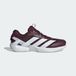 ADIDAS PERFORMANCE Chaussure de sport 'Adizero Ubersonic 5 Clay' bordeaux / argent / blanc