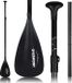 OVERMONT Stand-up peddel SUP telescopische peddel 165 cm - 215 cm verstelbaar demonteerbaar aluminium voor stand-up-peddel, kajakken, kanoën, surfboard