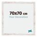 yd. Cadre photo 70x70 cm White Wash