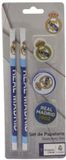 Real Madrid CF Real Madrid Schrijfset – Potloden, Gum en Puntenslijper – Officieel Gelicentieerd – Cadeauset