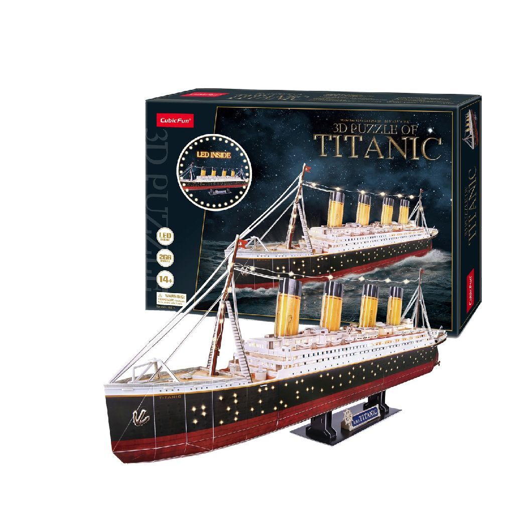 CubicFun 3d Puzzel Titanic LED