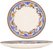 Bonna Dinerbord - Retro Floral - Porselein - 25 cm - set van 6