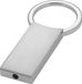 Merkloos / Sans marque Pf Concept International Bv Hotel sleutelhangers van RVS - Set van 8x stuks - 4,5 cm