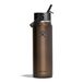 Hydro Flask – Lightweight Wide Flex Straw Cap Bottle 946 ml (32oz) – Roestvrij Staal, Lekdicht met Band – Geïsoleerd 24 Uur Koud – Obsidian