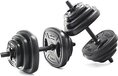 Viking Sports Halterset krachttraining 20 kg - dumbbellset 20 kg 12 platen