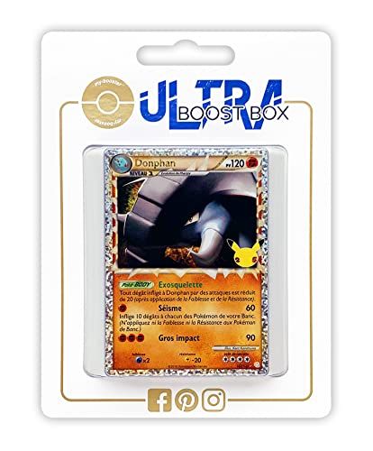 my-booster Donphan 107/123 Classic Collection Holo - Ultraboost X Epée et Bouclier - Célébrations - 25 ans - Doos met 10 Franse Pokemon kaarten