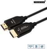 Microconnect HDMI 2.0 actieve kabel 4K 100 meter Zwart